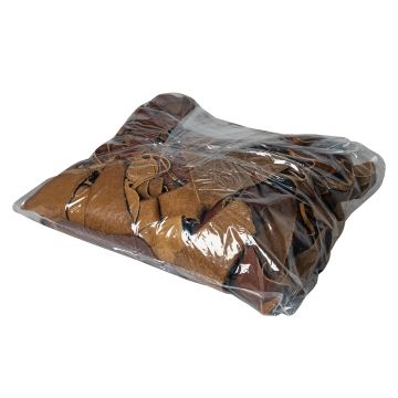 Assorted Bison Leather Scrap, 5 lbs